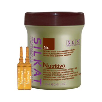 Silkat Nutritivo mineralizační sérum (ampule) - extra silná výživa pro vlasy